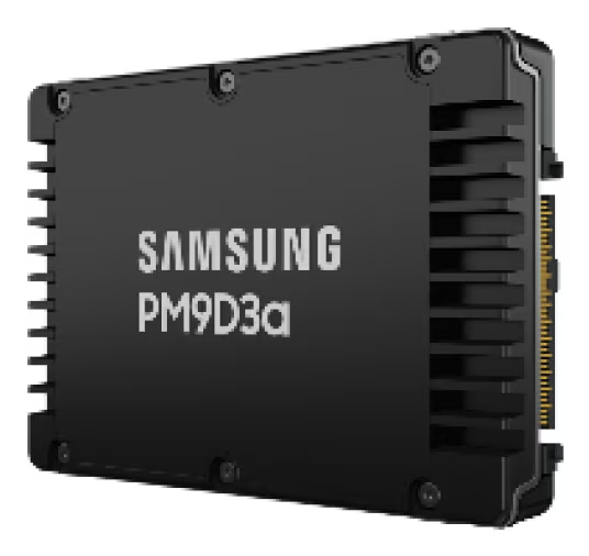 2,5" Samsung PM9D3a 7,68TB 1,0 DWPD 63,5mm U.2 PCIe 5.0 x4 (NVMe) SSD 256bit AES