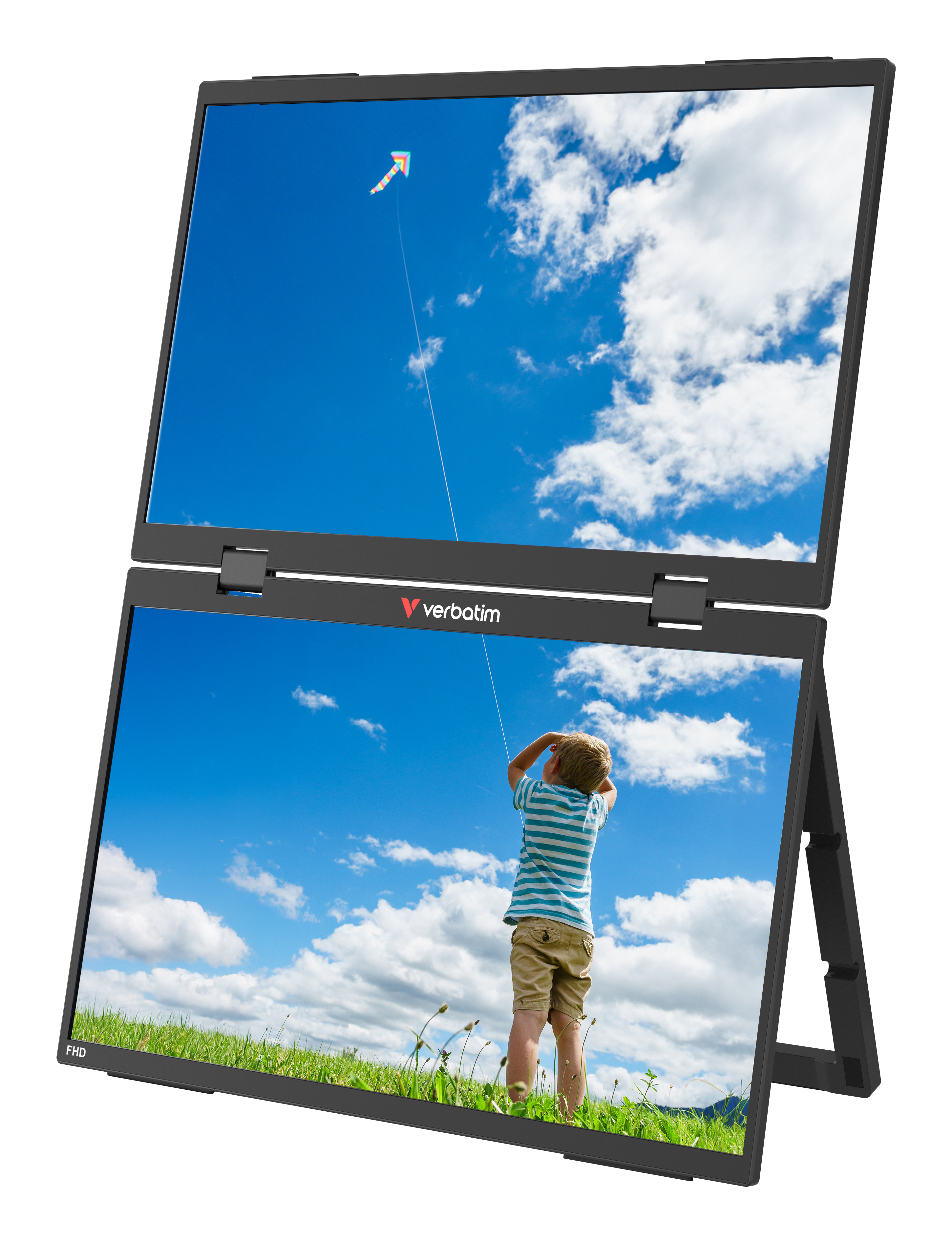 Verbatim Portable Monitor 15,6" FHD Dual Monitor Essentials