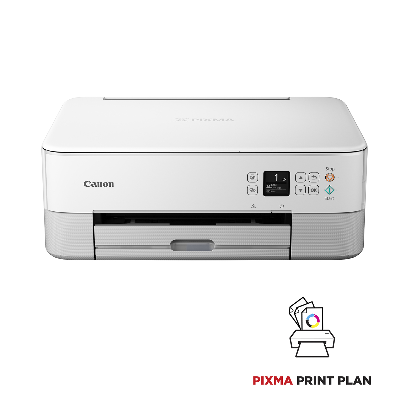 Canon PIXMA TS5351i Tinte-Multifunktionssystem 3in1 WLAN Duplex Weiß