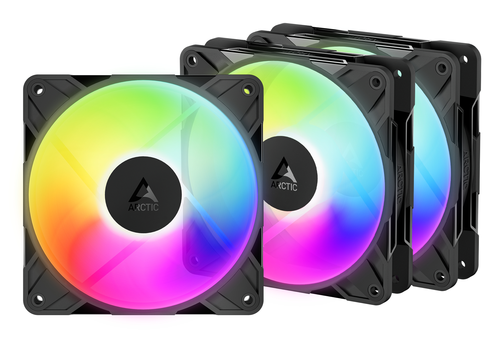 ARCTIC P12 Pro Reverse 120mm A-RGB 3-Pack