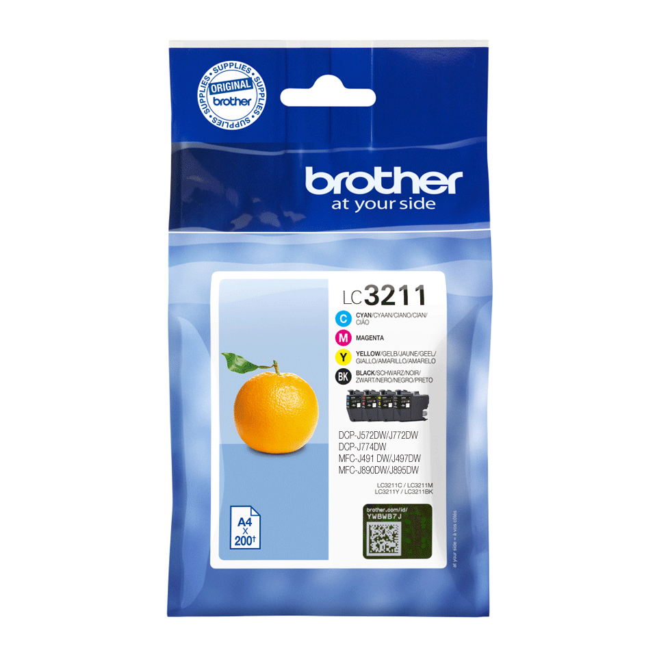 Brother Tinte LC-3211 Value Pack (BK/C/M/Y)