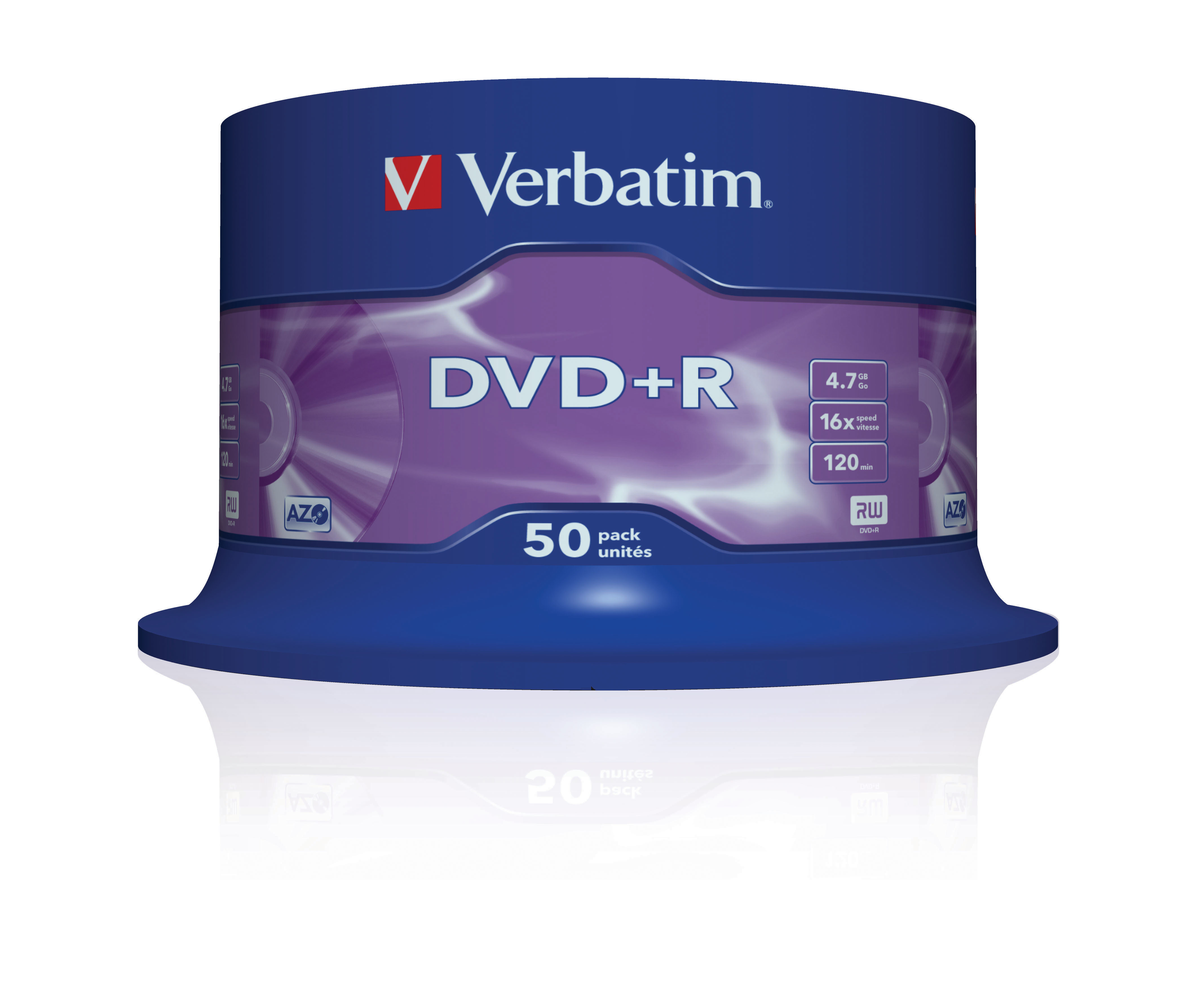 Verbatim - DVD+R x 50 - 4.7 GB - lagri