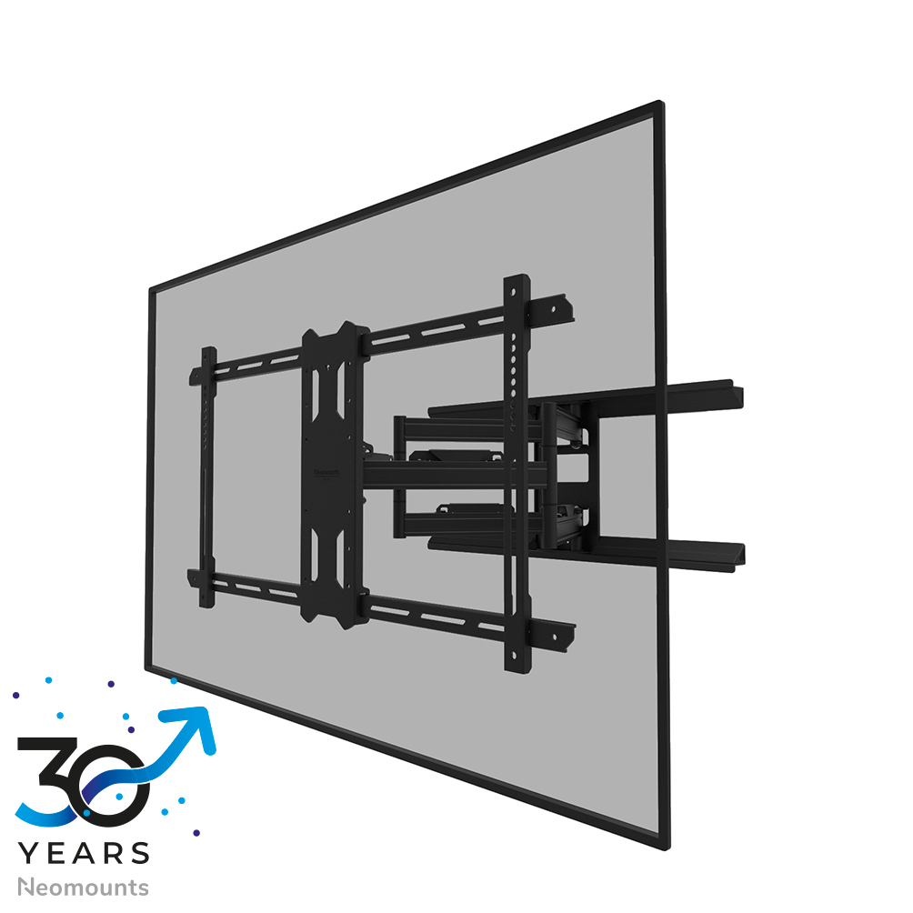 Neomounts WL40S-850BL18, Full Motion  Display Mount Wall, 43-86",  Max 60 kg, VESA 200x100-800x400, D:5-61 cm, Level adjustment, Rapid