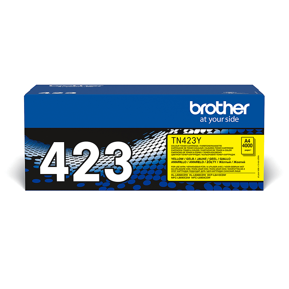 Brother Toner TN-423Y Gelb bis zu 4.000 Seiten nach ISO 19798
