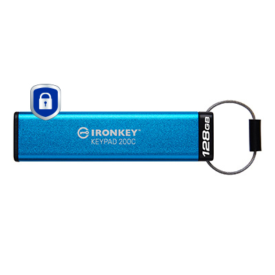 Kingston Ironkey Keypad 200C 128GB, USB-C
