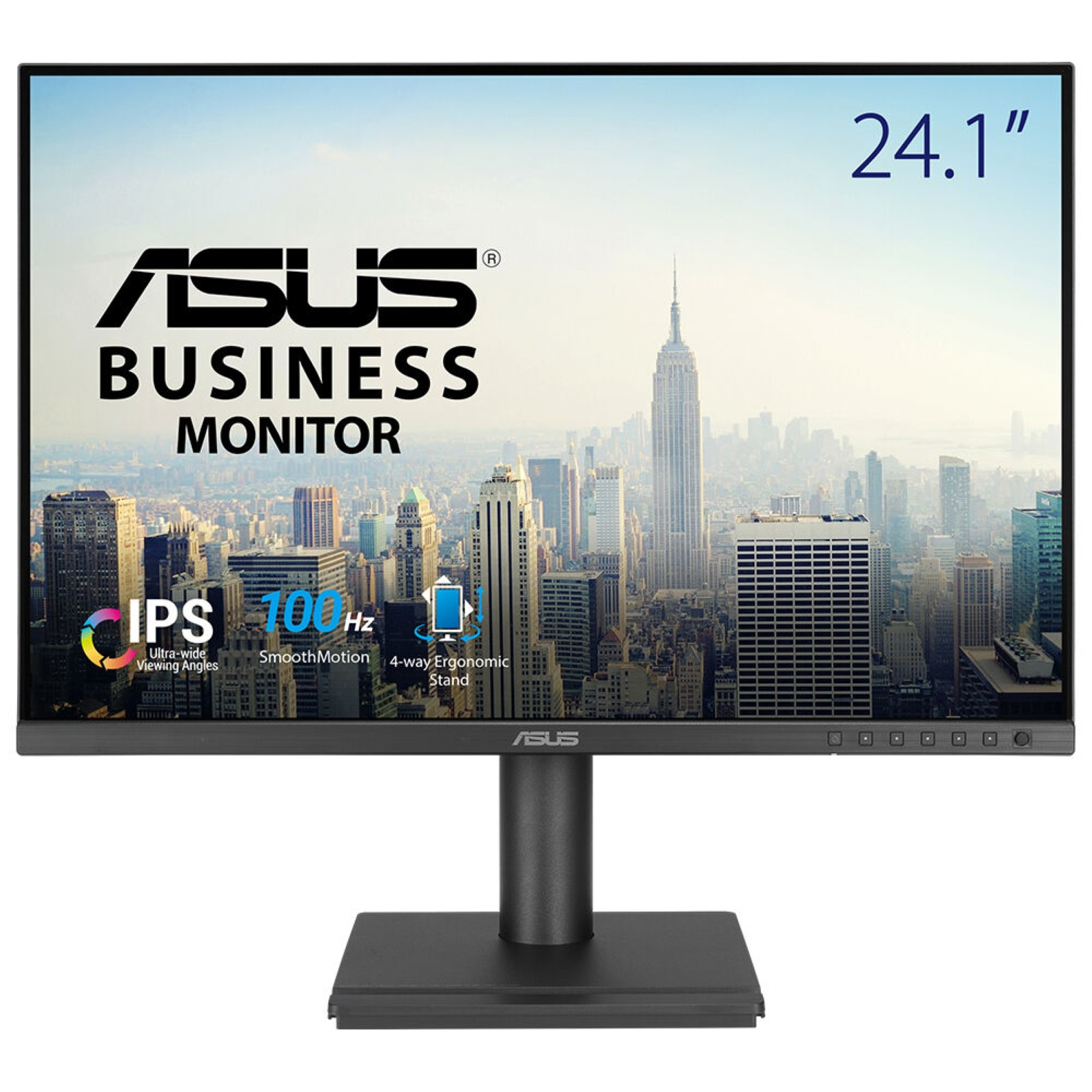 LCD ASUS 24.1"" BE248QF 1920x1200p IPS 100Hz Ergonomic Stand