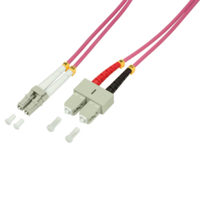 LWL Patchkabel OM4 LC / SC 7,5m Duplex LogiLink