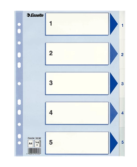 Register Non-Stop A4 1-5 White