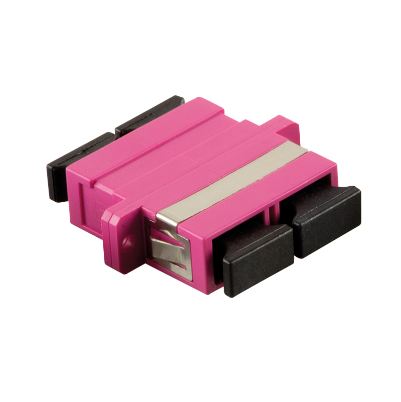 Logilink Fiber Adapter SC Duplex with flange, violet