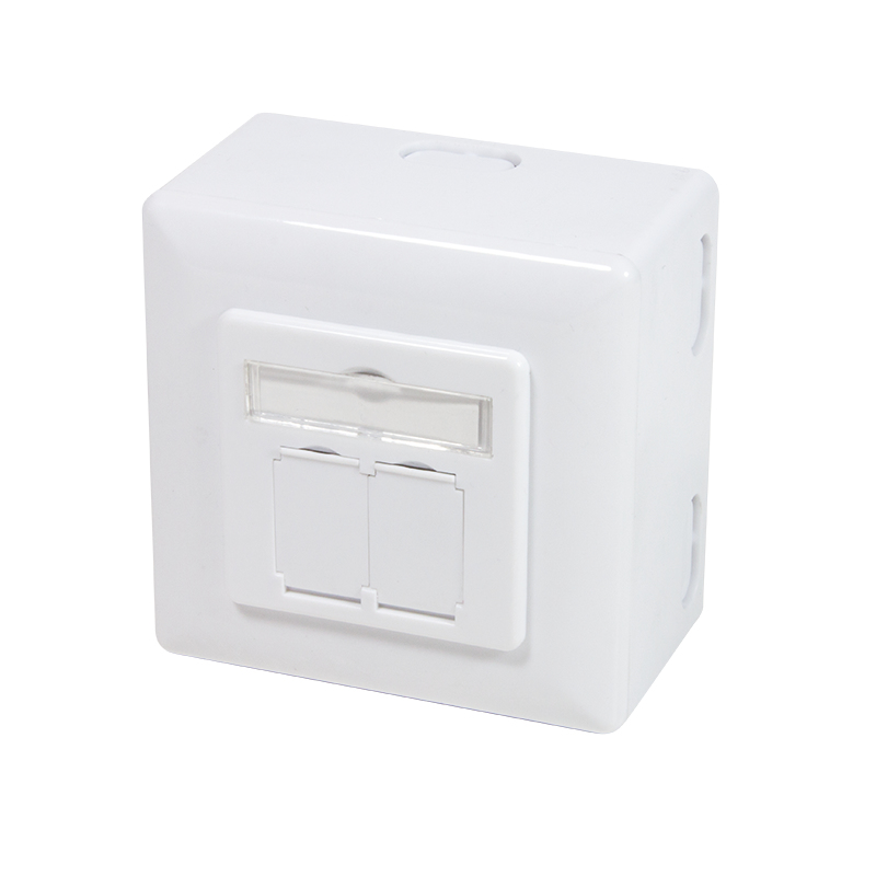 Logilink, Cat.6 Wall Outlet UP+AP 2xRJ
