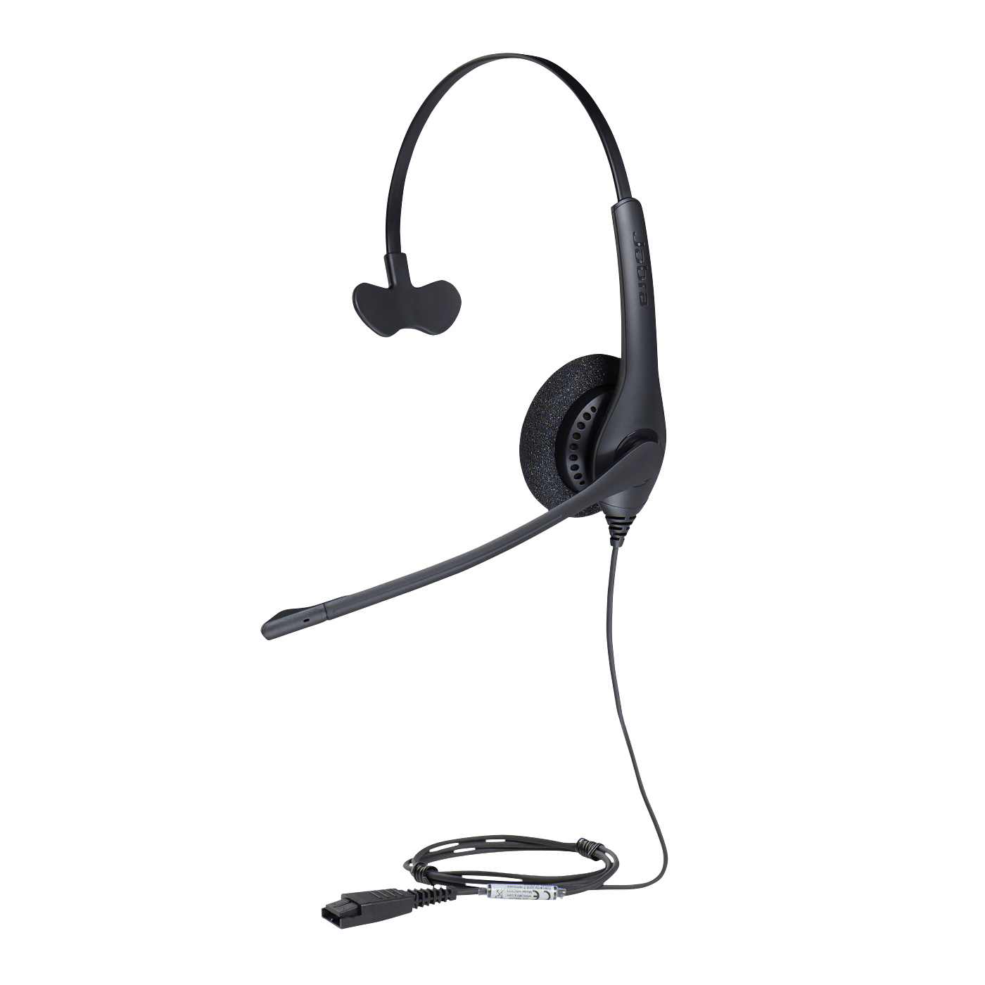Jabra BIZ 1500 Mono QD Biz 1500 Mono, Headset,  Head-band, Office/Call center, Black, Monaural, 0.95 m