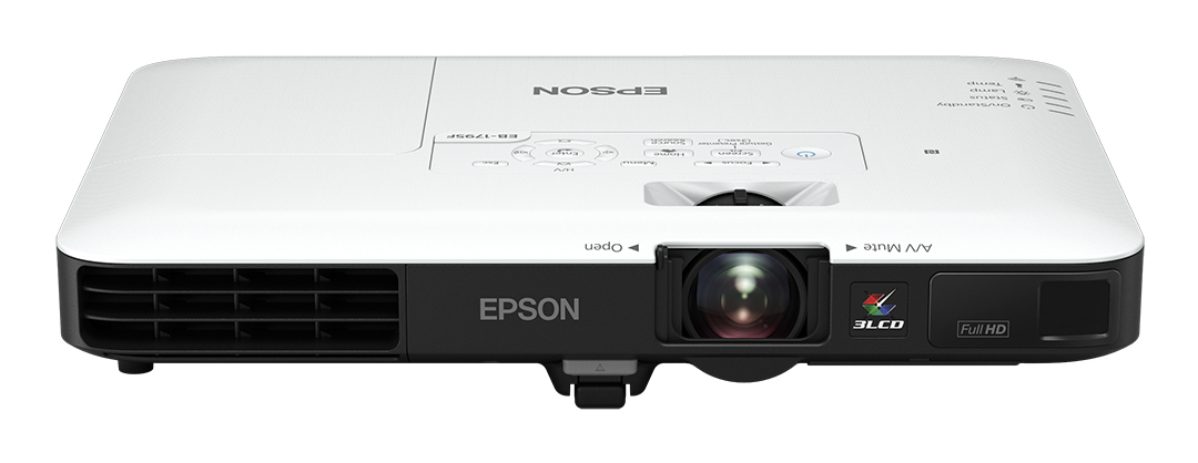 Epson EB-1795F Projector - 1080p Ultra Mobile w/3200AL, 1.04-1.26 Throw Ratio, Miracast, NFC, HDMI & Wi-Fi (802.11b/g/n)