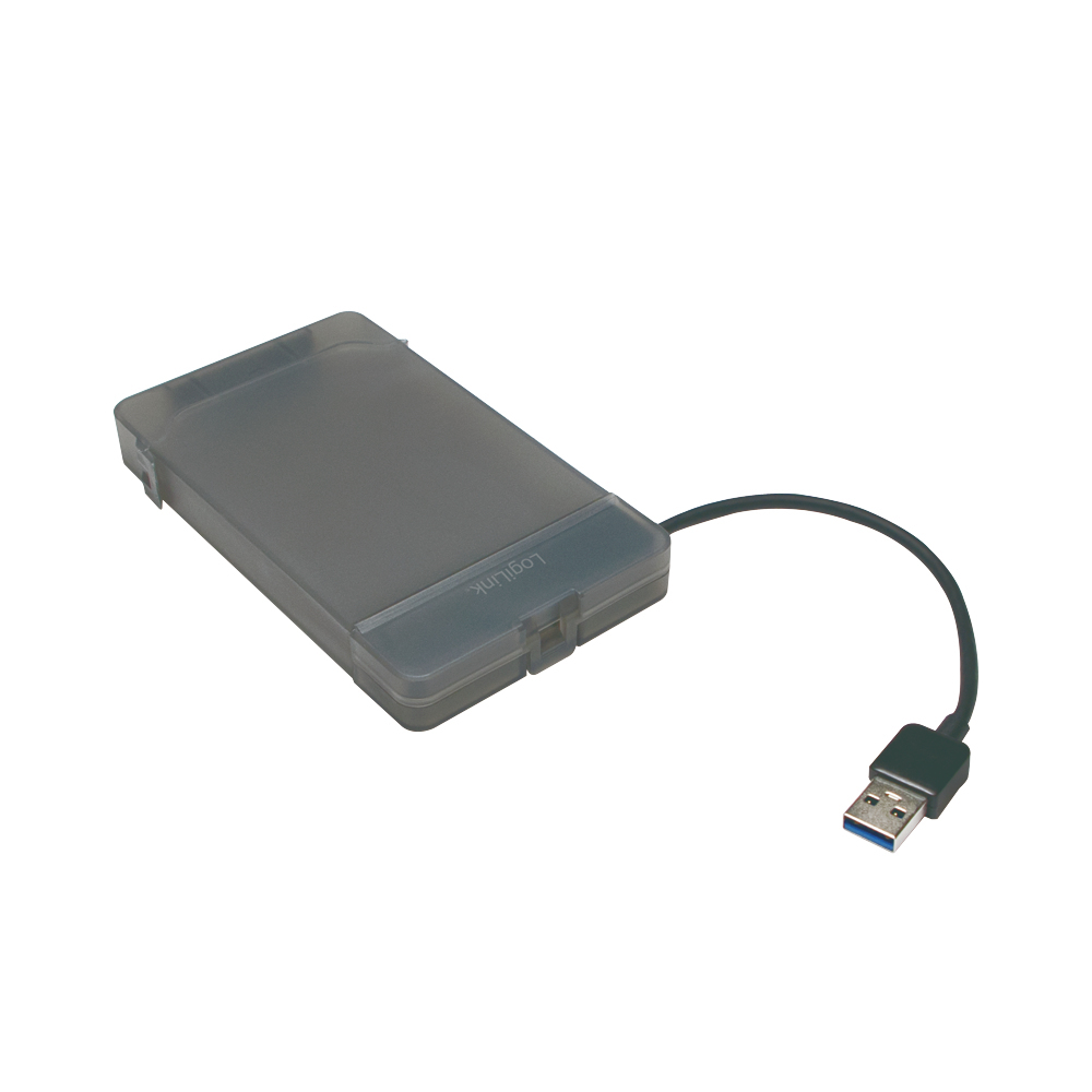 LogiLink AU0037 Speicherlaufwerksgehäuse 2.5 Zoll HDD / SSD-Gehäuse Grau