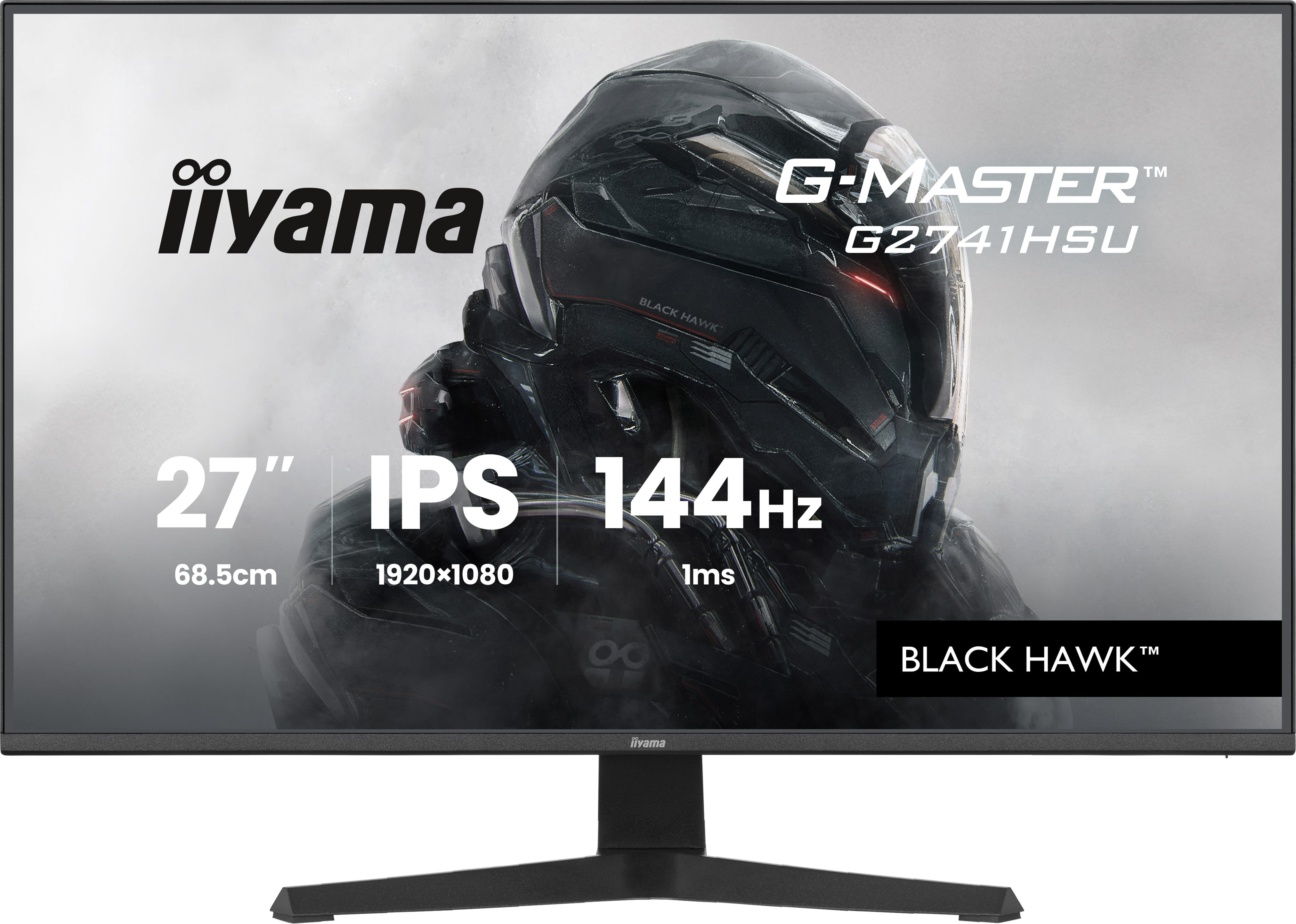 iiyama G-MASTER Black Hawk G2741HSU-B1 27 IPS 1920 x 1080 (Full HD) HDMI DisplayPort 144Hz