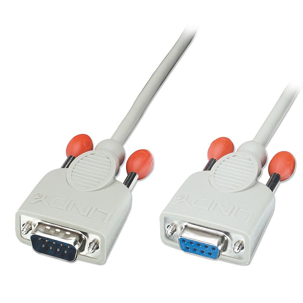 Lindy Serial Extension Cable  (9DM/9DF), 2m