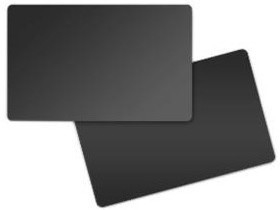 ZEBRA Cards blank black 0,30mm 500pc thick cards, food safe