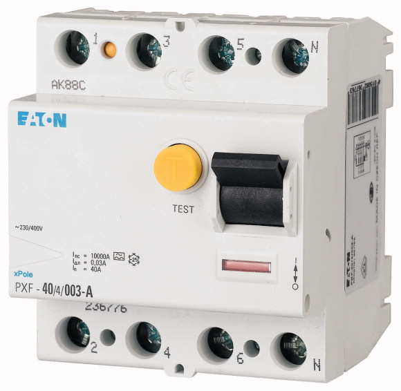 EATON PXF-63/4/05-A FI-Schalter 236805 63A 4p 500mA Typ A 236805