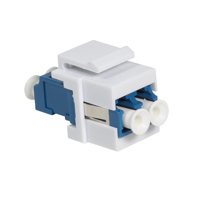 Keystone Verbinder Fibre LC-Duplex Singlemode. blue LogiLink