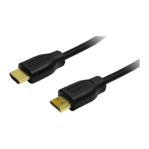 Logilink HDMI-Kabel A/M zu A/M. 4K/30 Hz. schwarz. 0.2 m