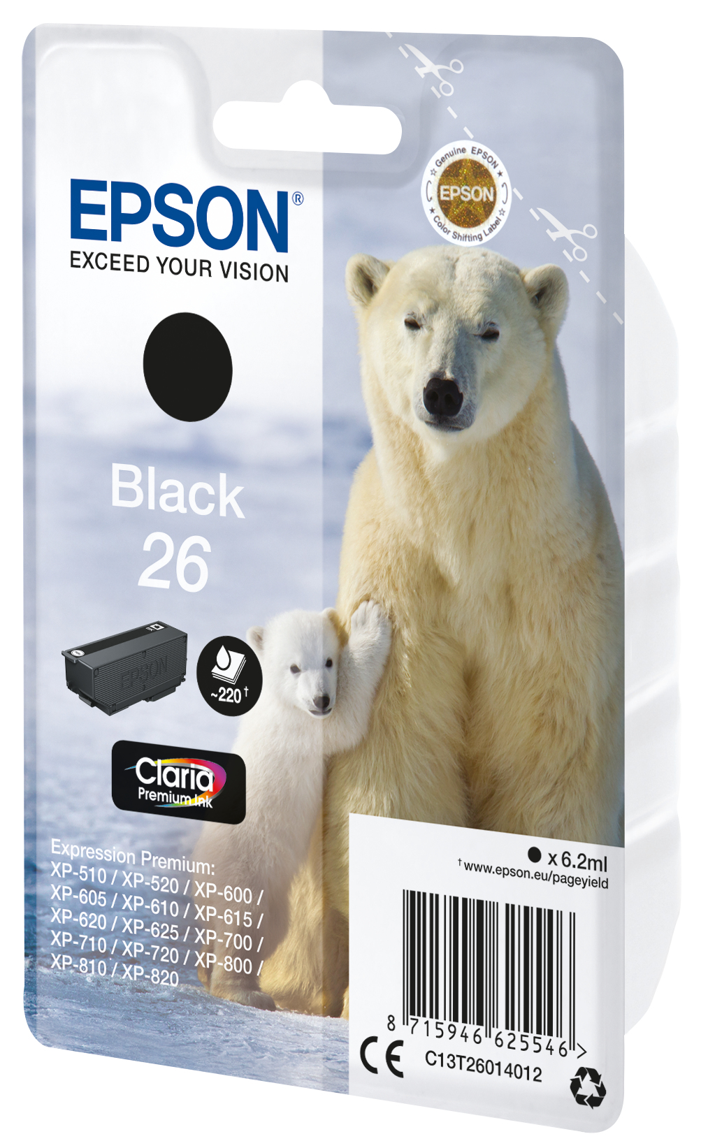 Epson C13T26014012 black