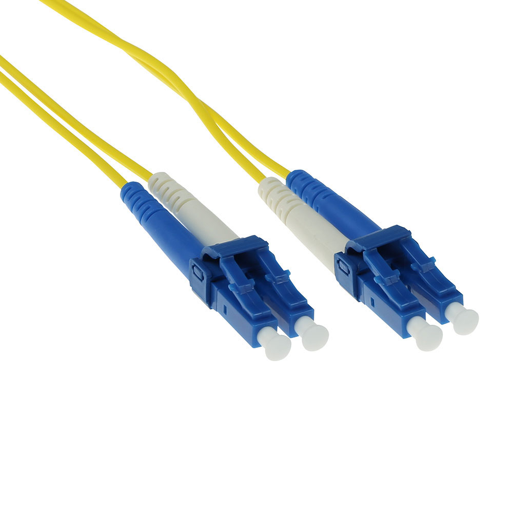 0.5 meter LSZH Singlemode 9/125 OS2 fiber patch cable duplex with LC connectors