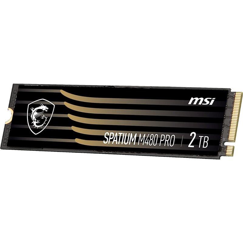 MSI SPATIUM Solid state-drev M480 PRO 2TB M.2 PCI Express 4.0 x4 (NVMe)