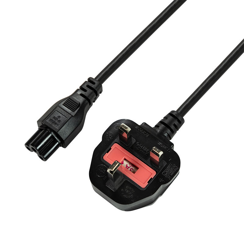 Logilink Power cable, BS 1363 (UK) to IEC C5, black, 1.8 m