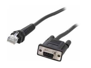 Zebra CBARF5S07ZAR serial cable Black 32.4" (0.823 m) DB9 RJ45
