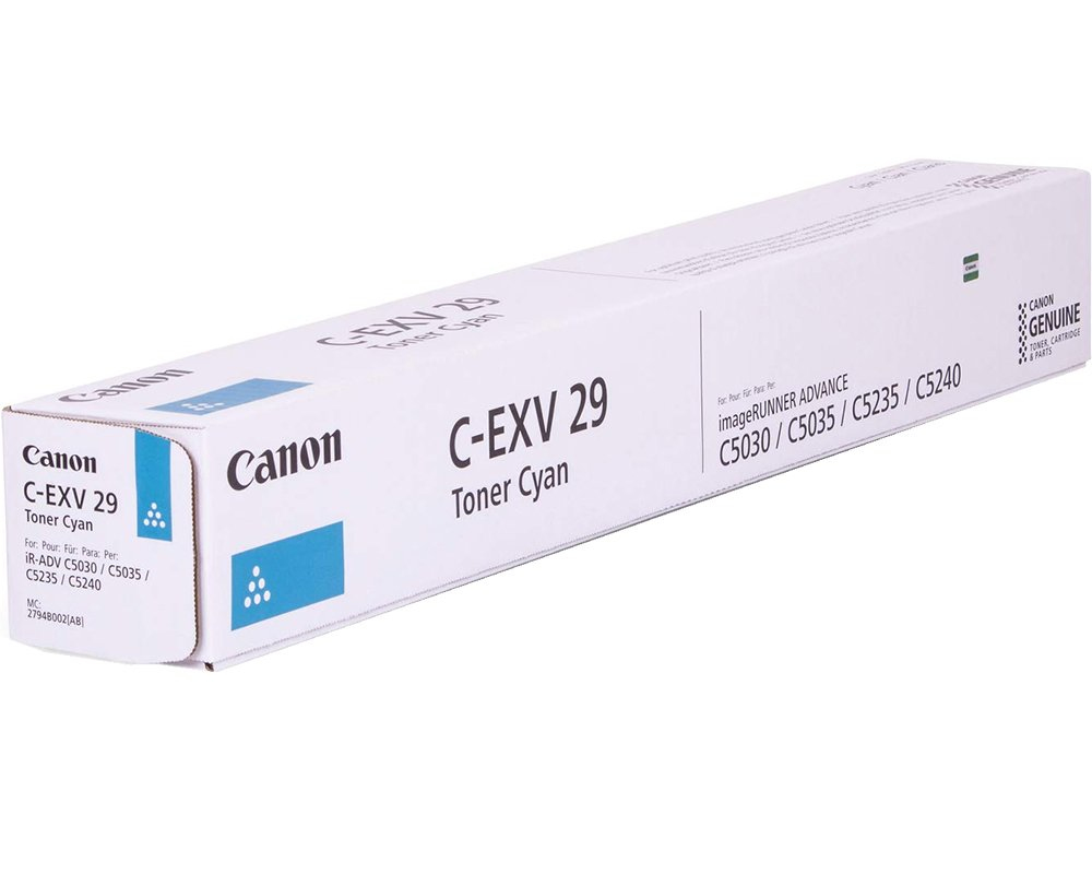 Canon Toner Cyan Pages 27.000 CEXV29