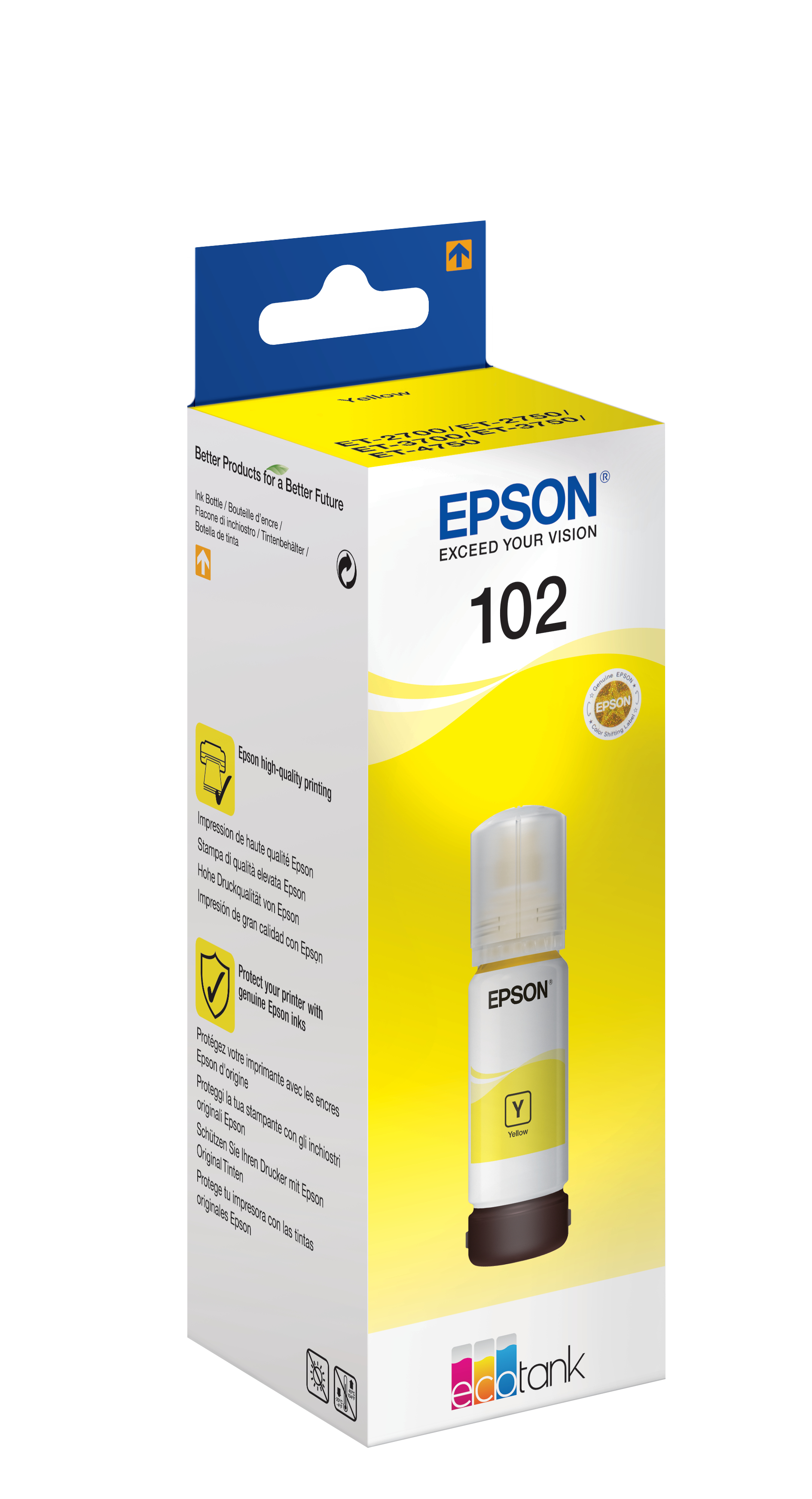 Epson Tinte 102 C13T03R440 Gelb bis zu 6.000 Seiten