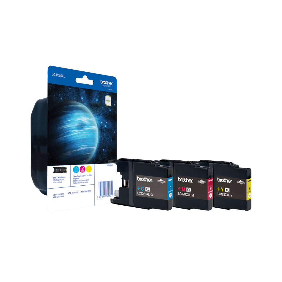 Brother LC1280XL Rainbow-Pack - 3 pakk