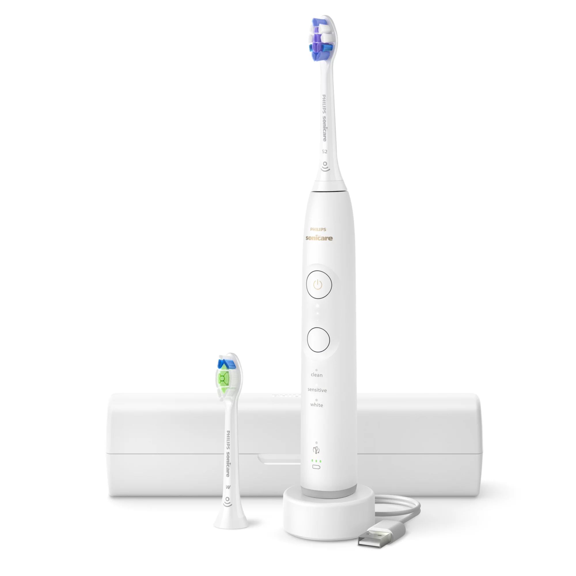 Philips Sonicare 6500 series HX7410 Elektrisk Tandbørste Hvid