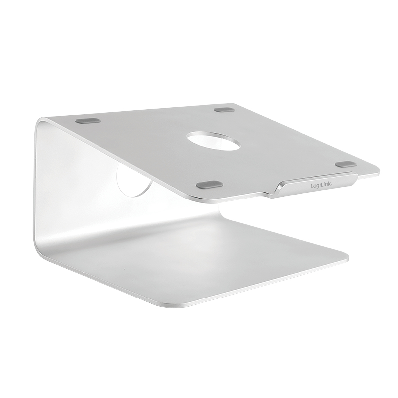 Notebook stand, aluminum, 11–17", rotary base