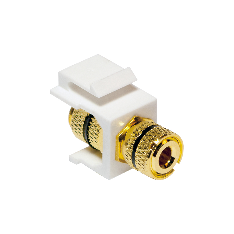 Keystone Verbinder Binding Post > Threaded Nut, black LogiLink