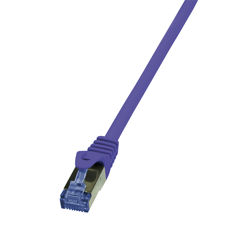 Logilink Patch Cable Cat.6A S/FTP violet 7,50m, PrimeLine