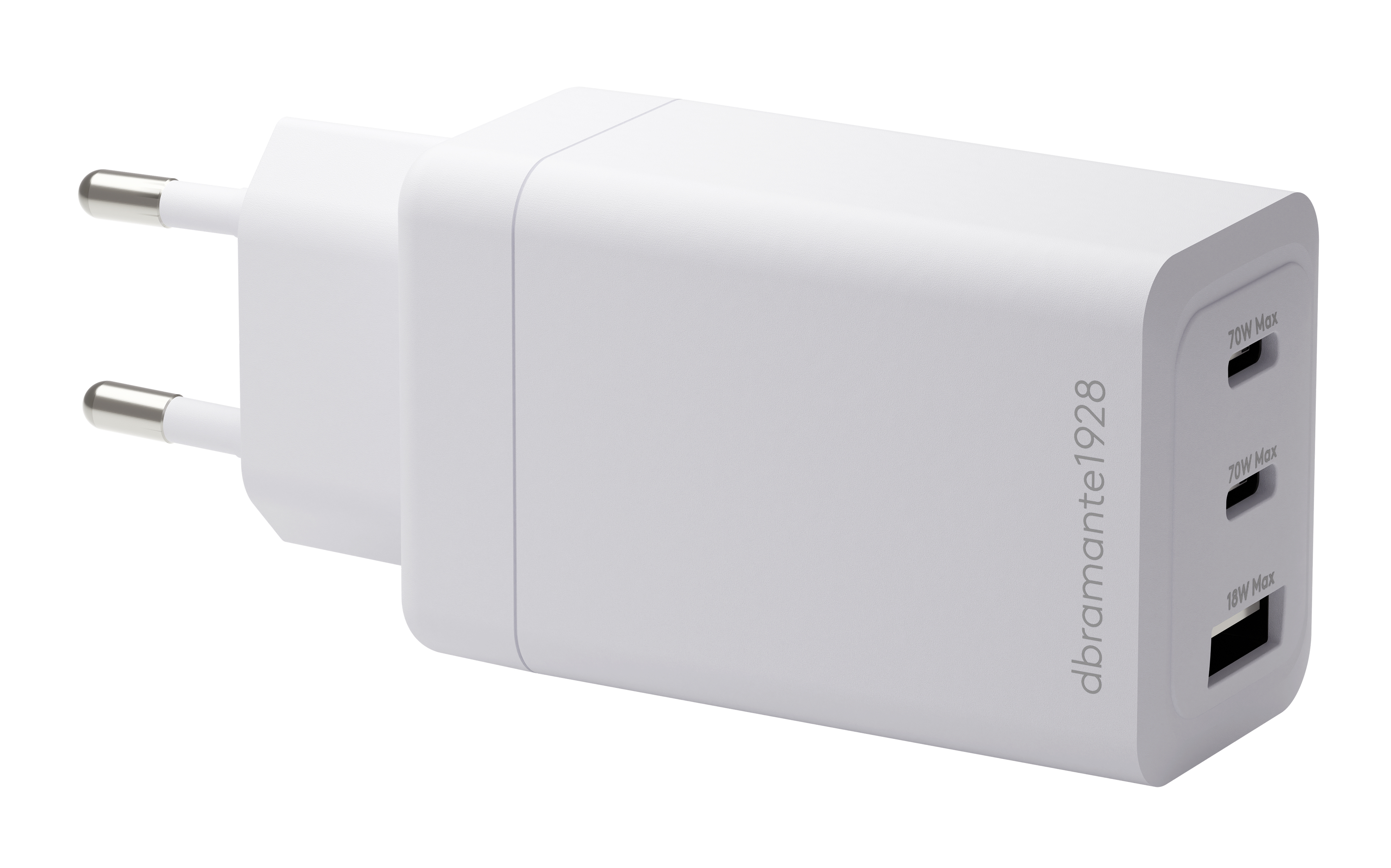 dbramante1928 BulkITEUWCharger2xUSB-C70W1xUSB-AWHT