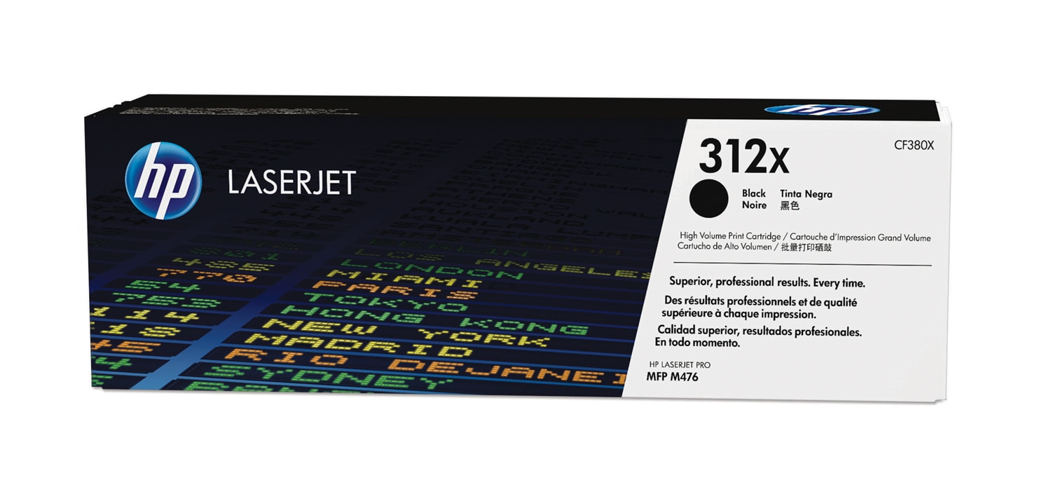 Hewlett-Packard HP 312X High Yield Bla
