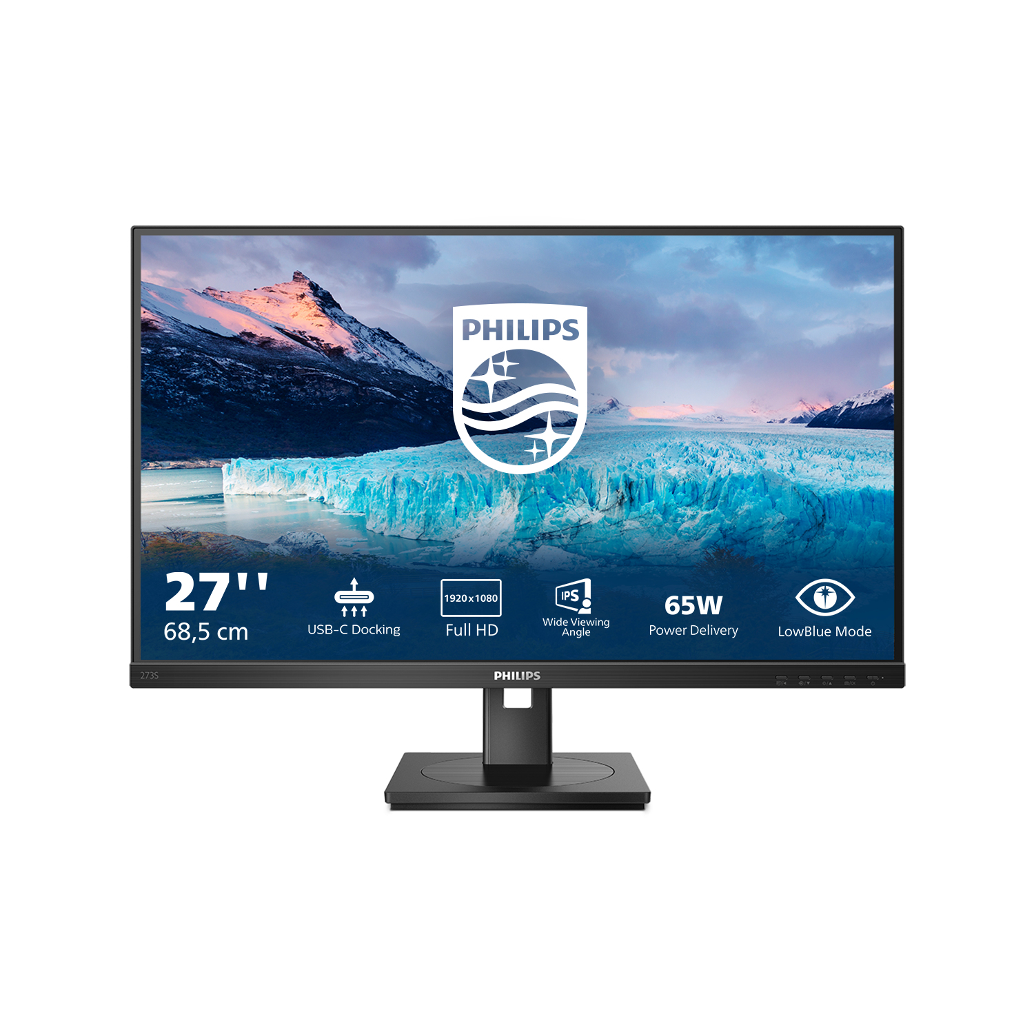 Philips S-line 273S1 27 IPS 1920 x 1080 (Full HD) HDMI DisplayPort USB-C 75Hz