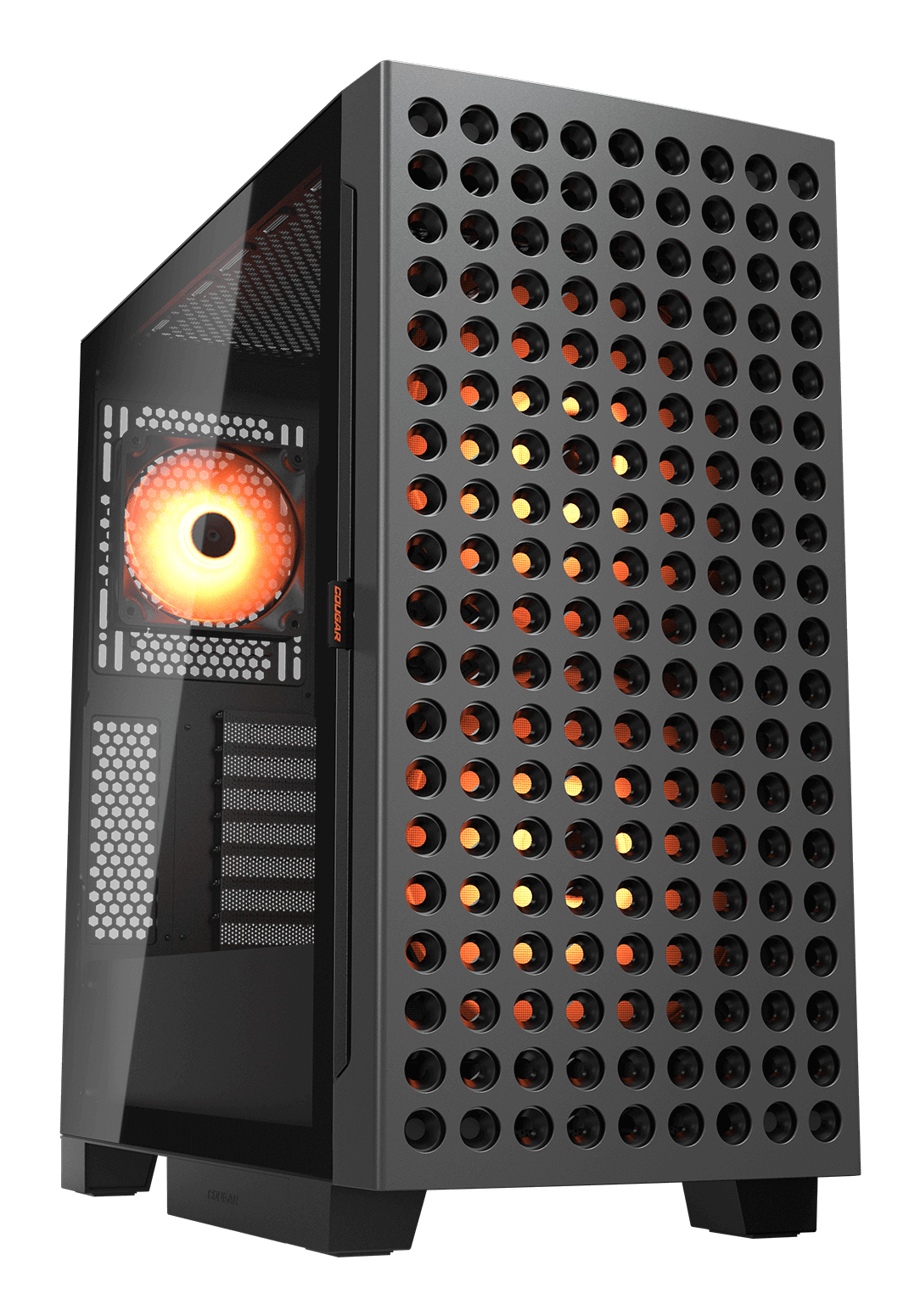 Midi COUGAR Airface ECO, ARGB, Schwarz