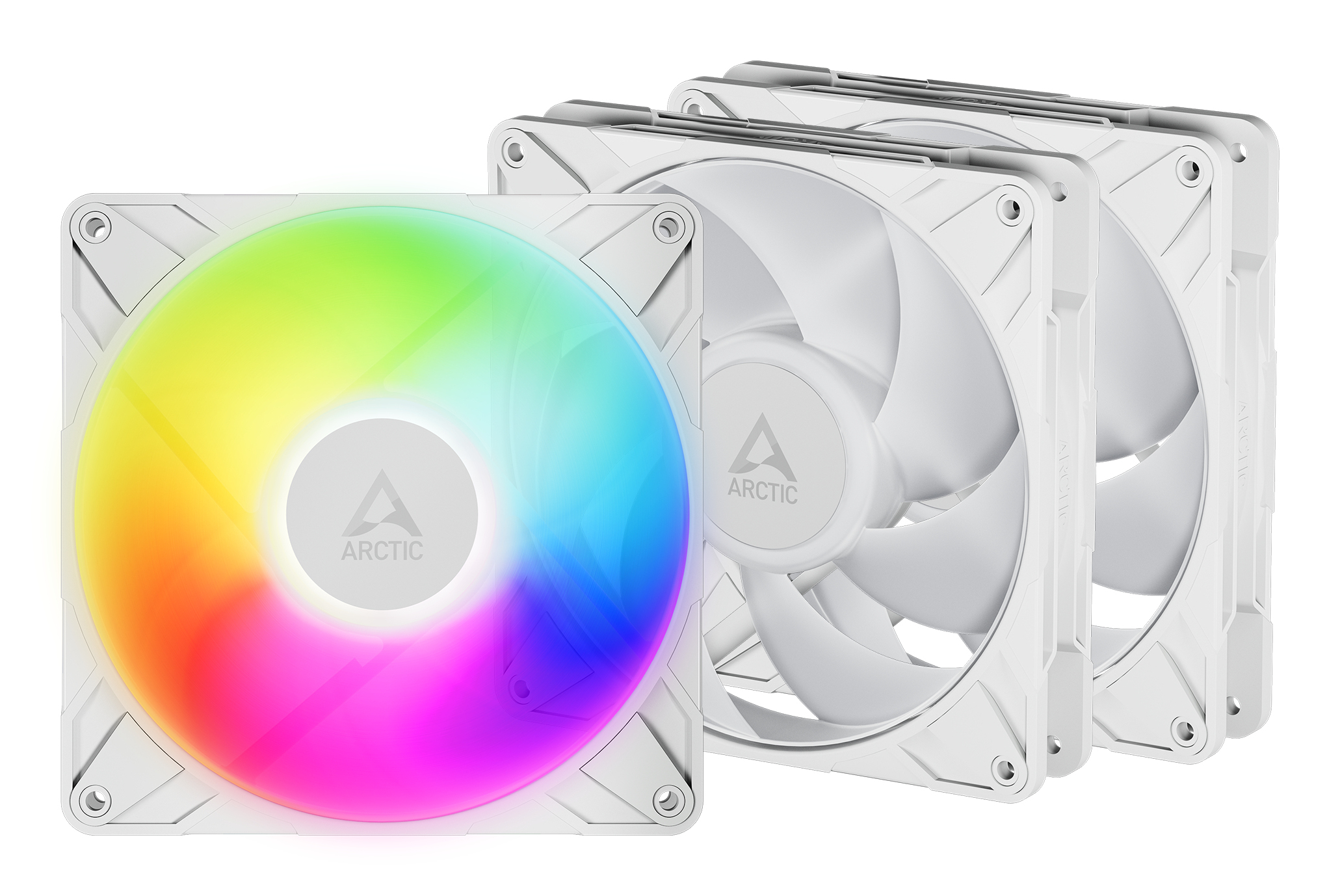 ARCTIC P14 Pro 140mm A-RGB 3-Pack (White)