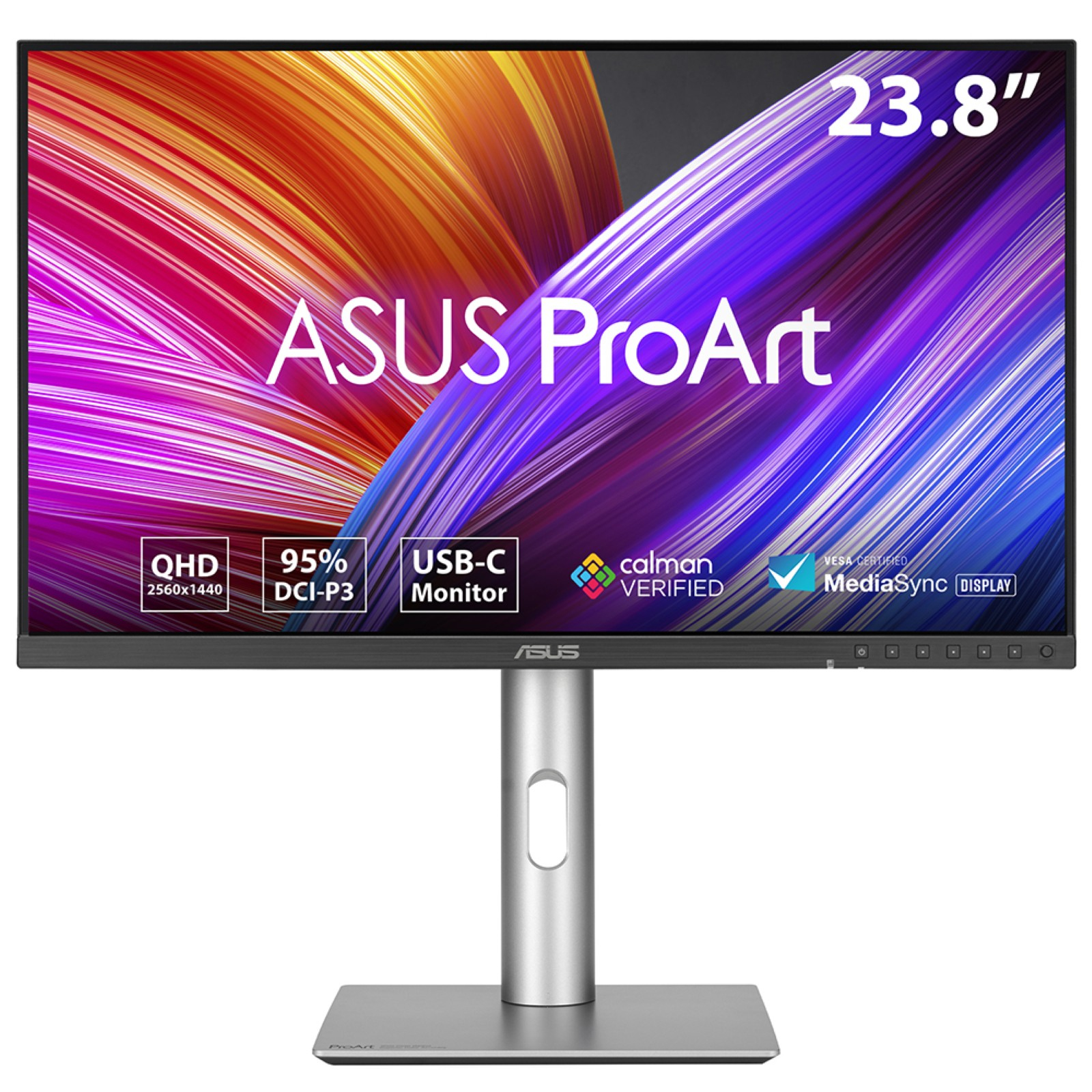 LCD ASUS 23.8"" ProArt PA24ACRV 2560x1440p IPS 75Hz 95% DCI-P3 USC-C PD 96W DisplayPort 1.4 x 2 (Daisy Chain) Ergonomic Stand