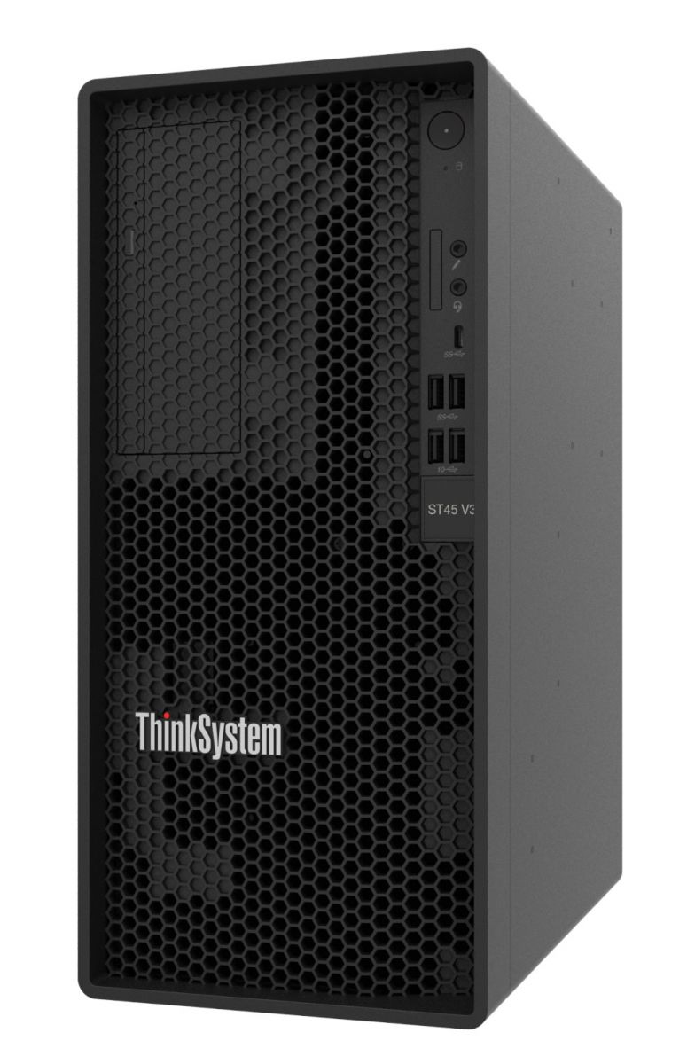 Server Lenovo ISG ThinkSystem ST45 V3 1xAMD EPYC 4124P 4C 3.8GHz 65W 1x16GB 1Rx8 2x960GB SSD SW RD 1x500W