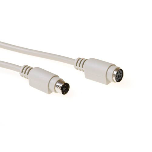 Keyboard/Mouse extension cable PS/2 male - PS/2 female 1,80 m