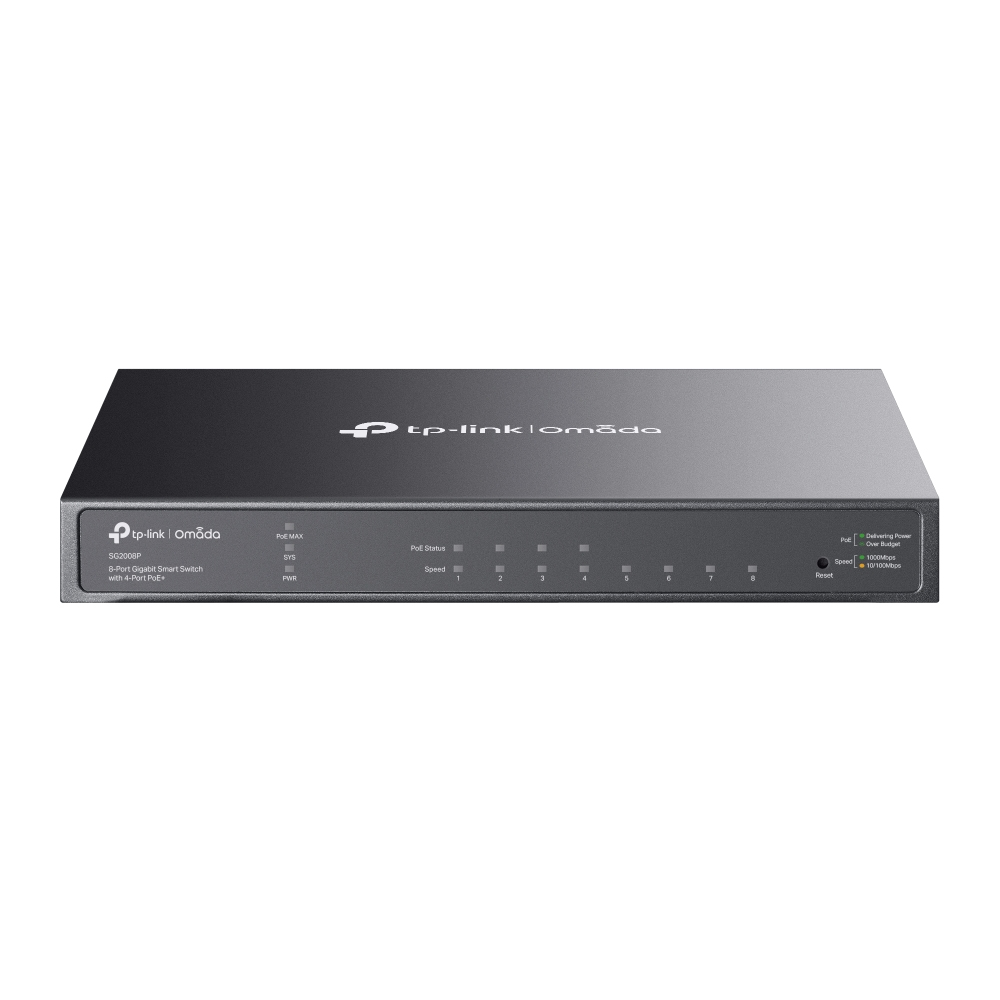 TP-Link | SG2008P | Omada Smart Switch | 8x Port | 1Gbit/s | 62W PoE