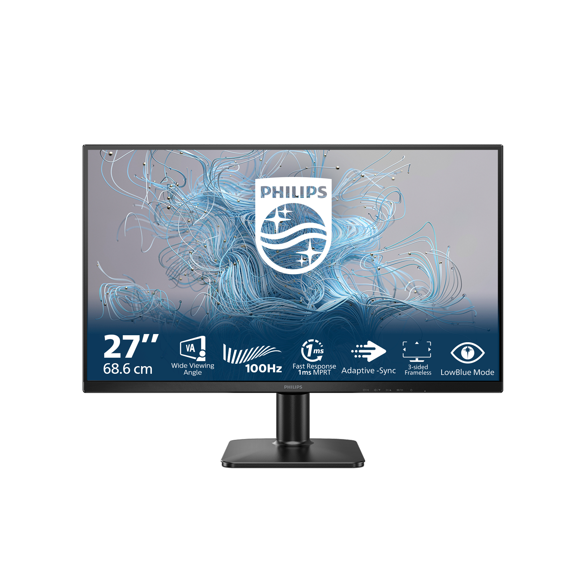 Philips skærm - WLED - 27" - Full HD 1