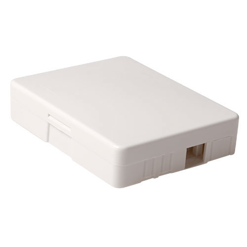 Fiber mounting box without pigtail