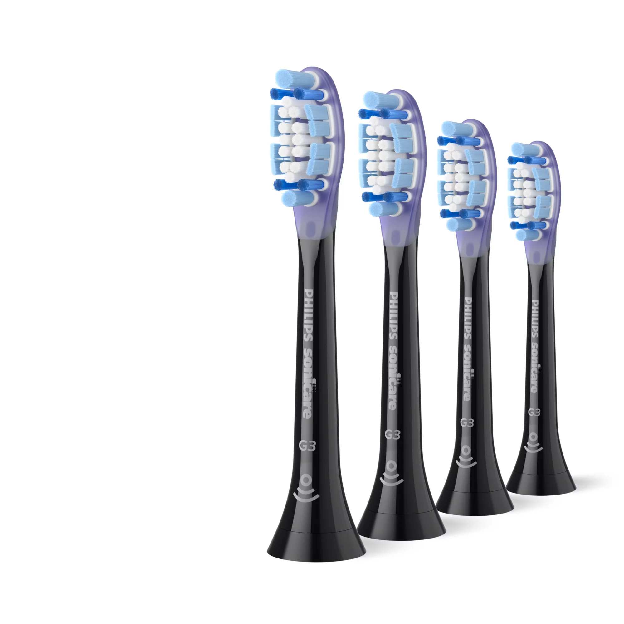 Philips Aufsteckzahnbrste HX9054/88 / Sonicare G3 Premium Gum Care 4-Pack Schwarz