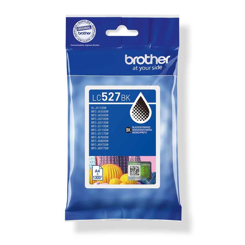 Brother Tintenpatrone LC-527BK Schwarz (ca. 1300 Seiten)