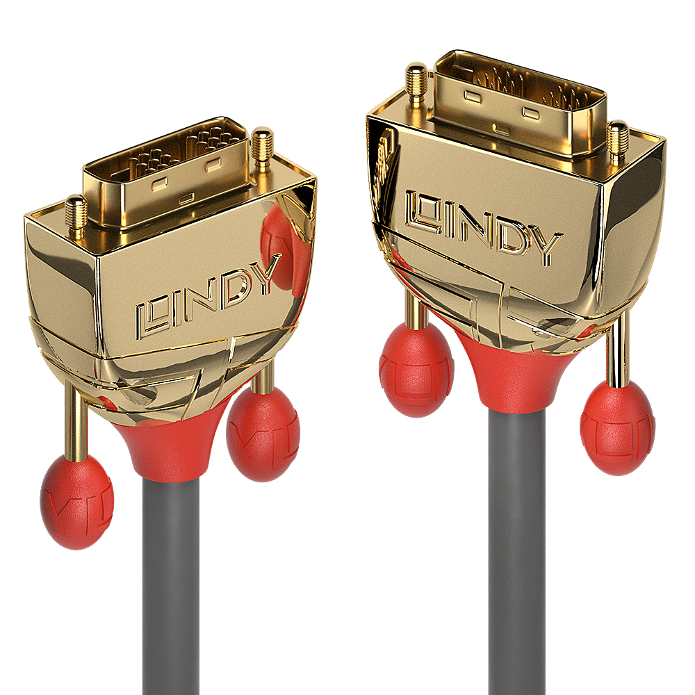Lindy 36216 DVI kabel 15 m DVI-D Guld