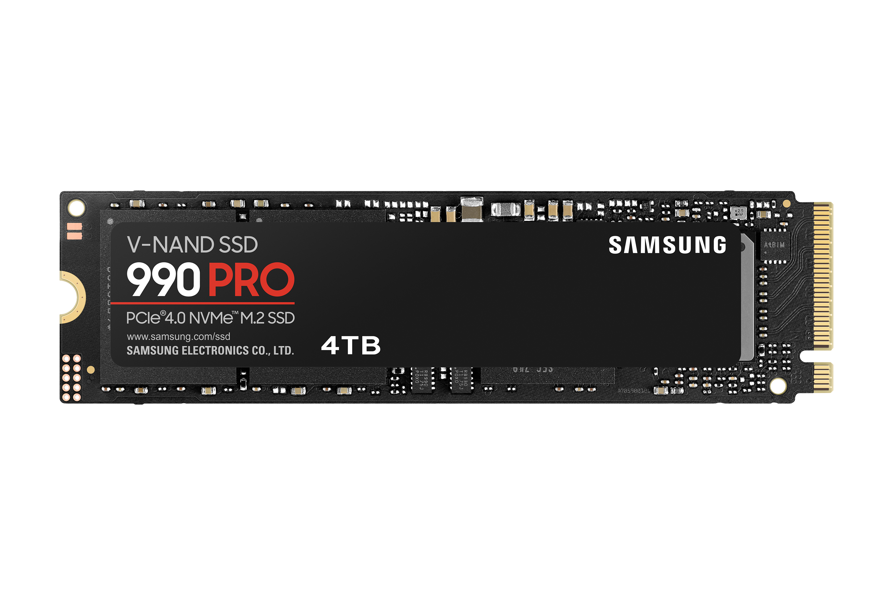 SAMSUNG SSD 990 PRO 4TB M.2 2280 PCIe 4.0 x4 NVMe 2.0 up to 7.450 MB/s read + up to 6.900 MB/s write